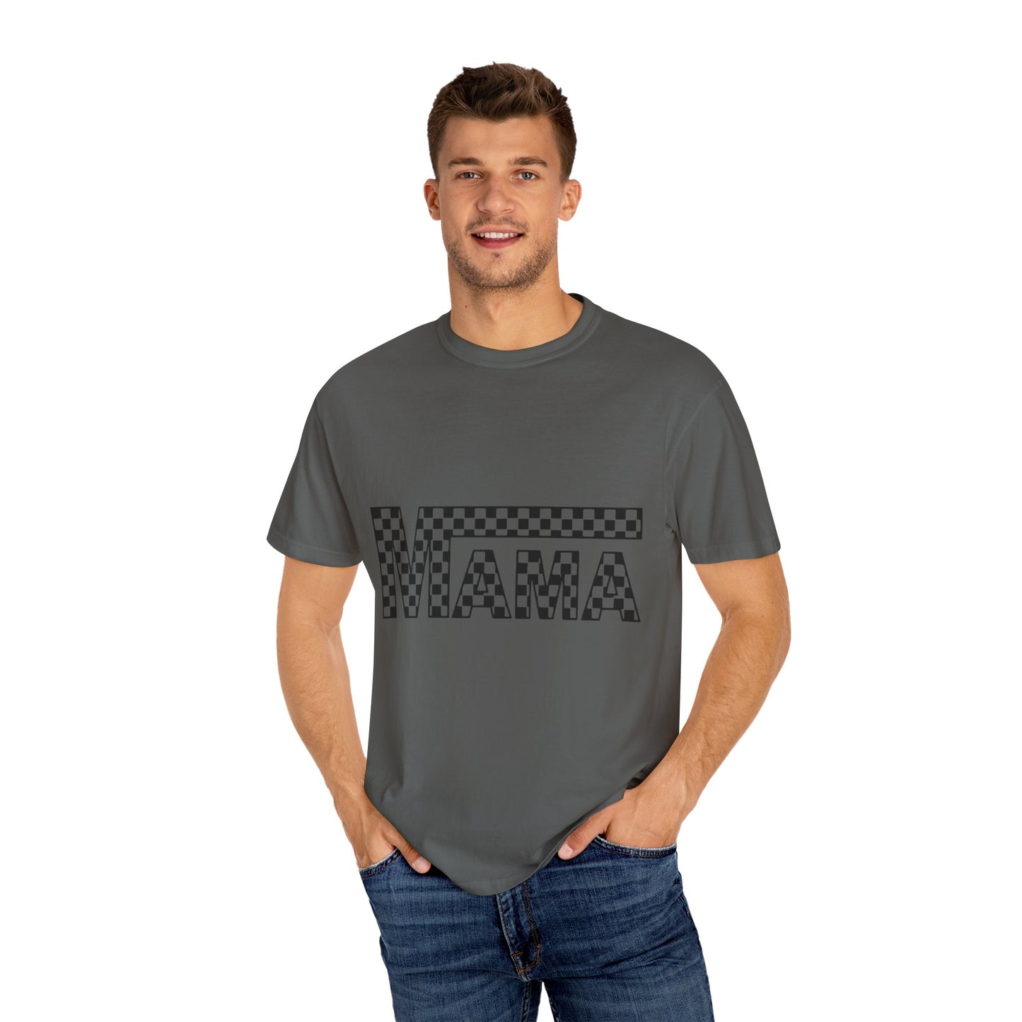 Mama Checkerboard T-Shirt for Moms, Gift for New Moms, Casual Tee, Mother’s Day Gift, Comfortable Everyday Wear