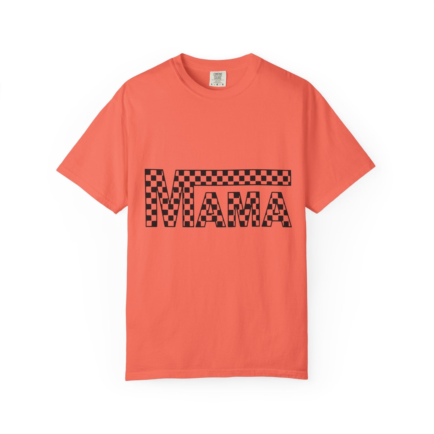 Mama Checkerboard T-Shirt for Moms, Gift for New Moms, Casual Tee, Mother’s Day Gift, Comfortable Everyday Wear
