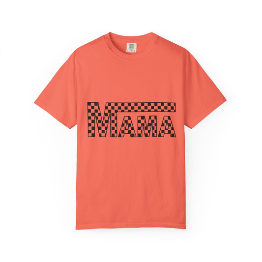 Mama Checkerboard T-Shirt for Moms, Gift for New Moms, Casual Tee, Mother’s Day Gift, Comfortable Everyday Wear