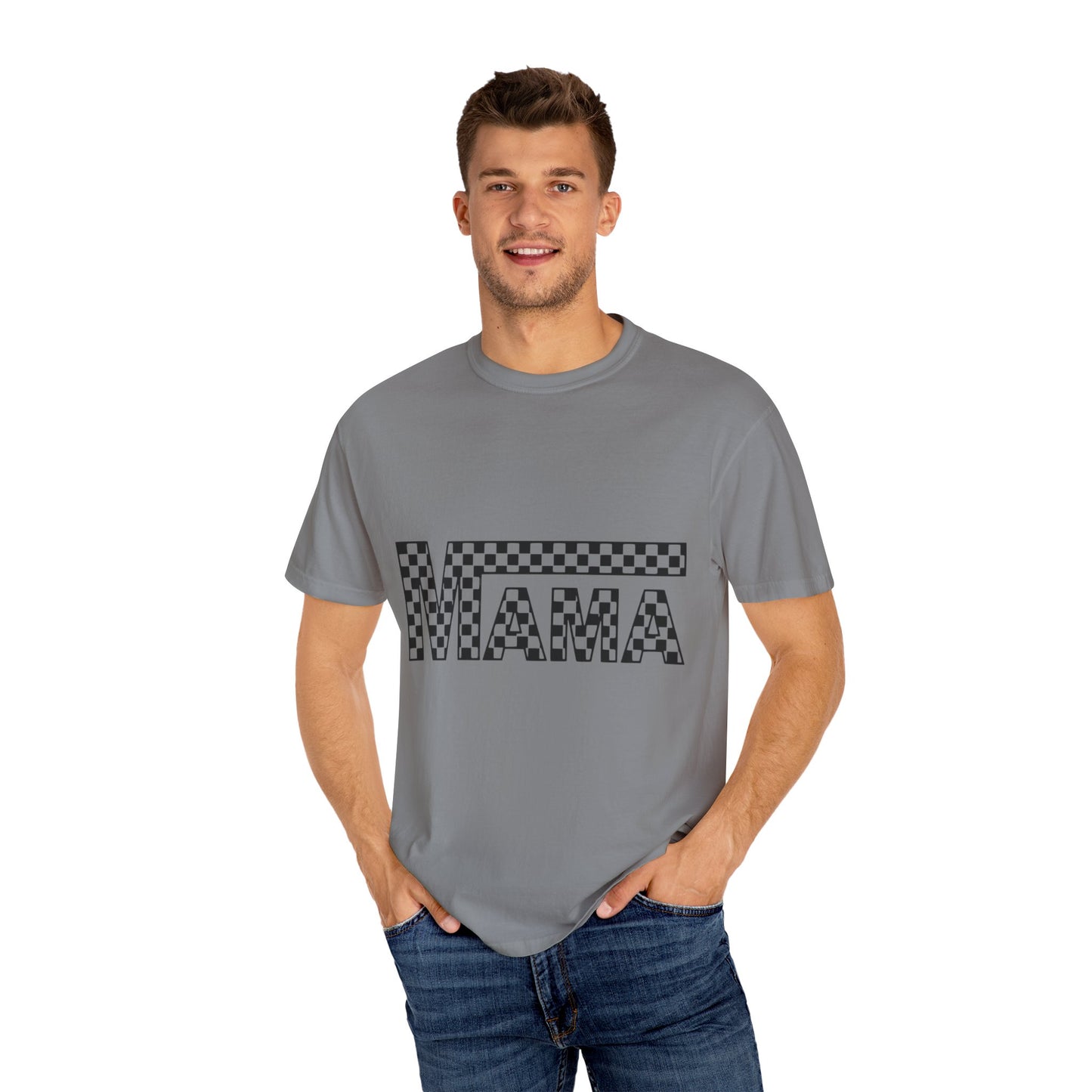 Mama Checkerboard T-Shirt for Moms, Gift for New Moms, Casual Tee, Mother’s Day Gift, Comfortable Everyday Wear