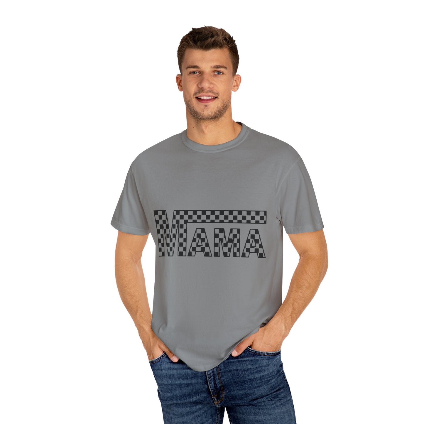 Mama Checkerboard T-Shirt for Moms, Gift for New Moms, Casual Tee, Mother’s Day Gift, Comfortable Everyday Wear