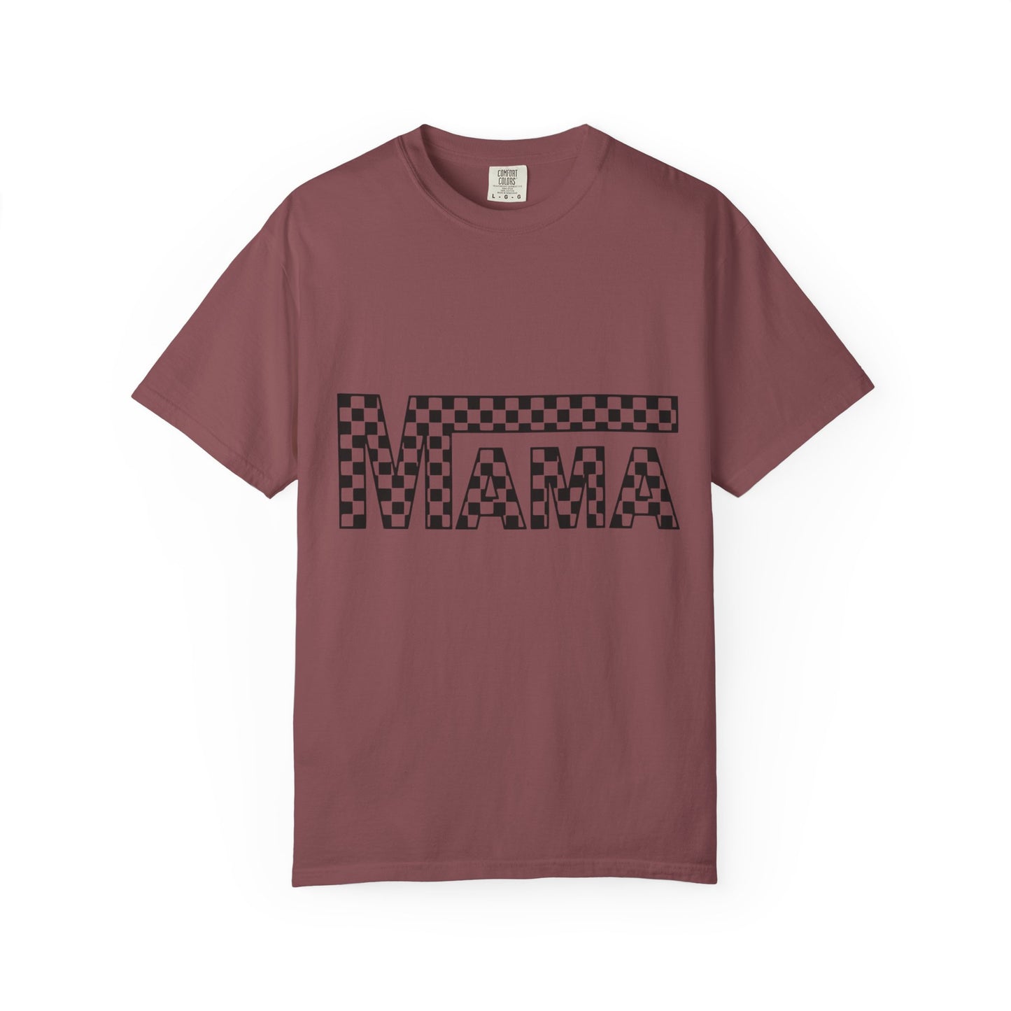 Mama Checkerboard T-Shirt for Moms, Gift for New Moms, Casual Tee, Mother’s Day Gift, Comfortable Everyday Wear