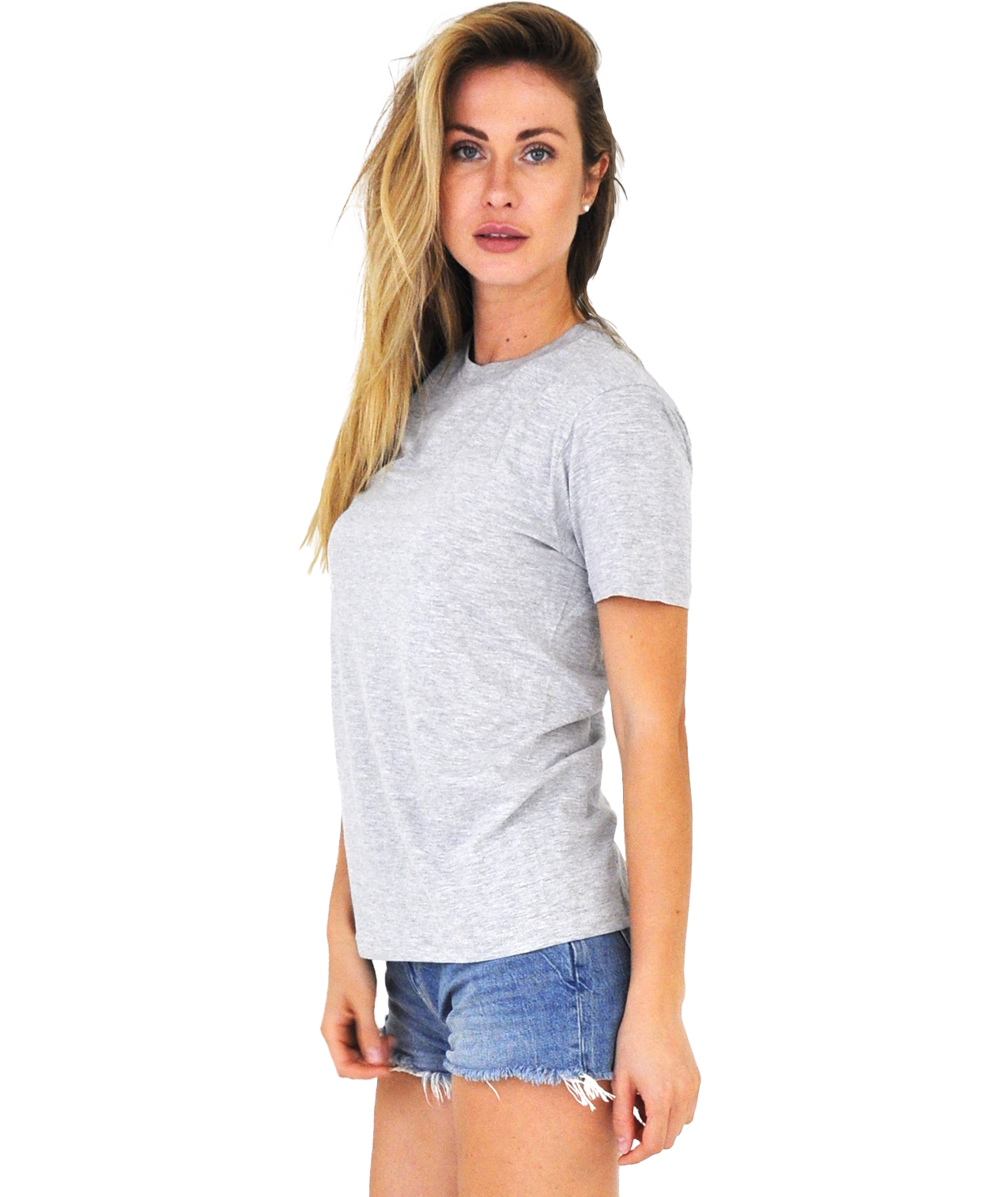 Unisex Fit Tubular Crew Neck Tee