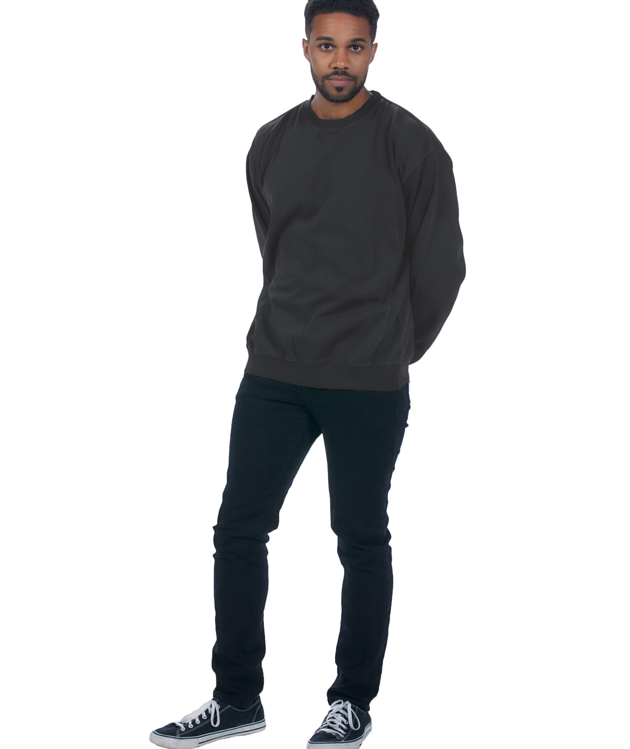 Unisex Garment Dyed Fleece Crew