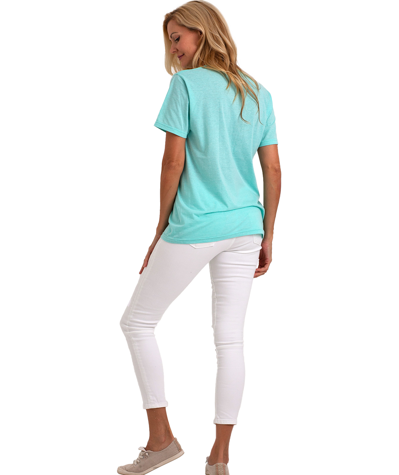 Unisex Fit Tubular Crew Neck Tee