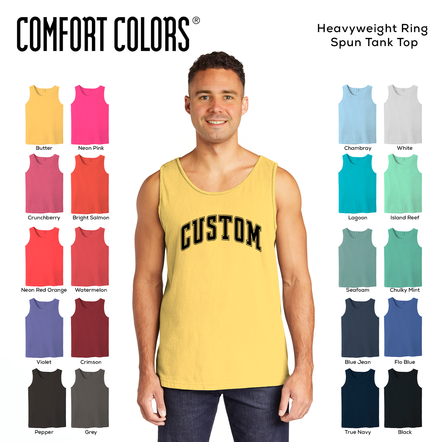 Heavyweight Ring Spun Tank Top 9360