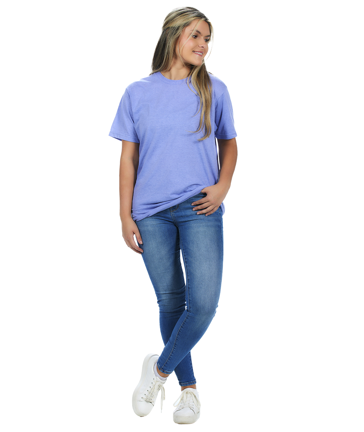 Unisex Fit Tubular Crew Neck Tee