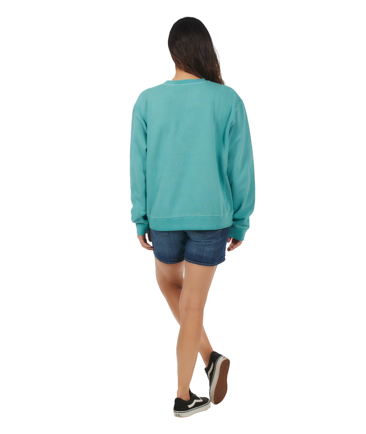 Unisex Garment Dyed Fleece Crew