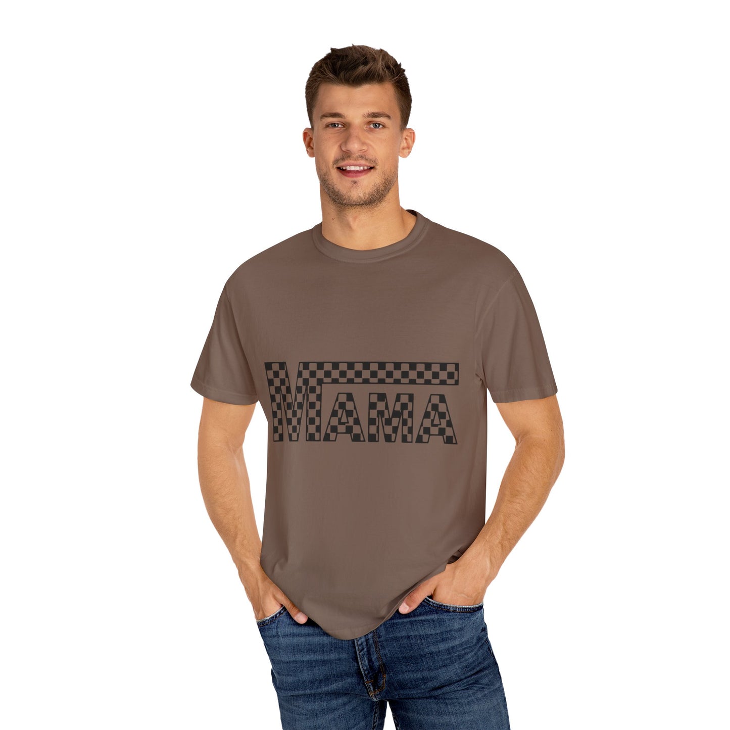 Mama Checkerboard T-Shirt for Moms, Gift for New Moms, Casual Tee, Mother’s Day Gift, Comfortable Everyday Wear