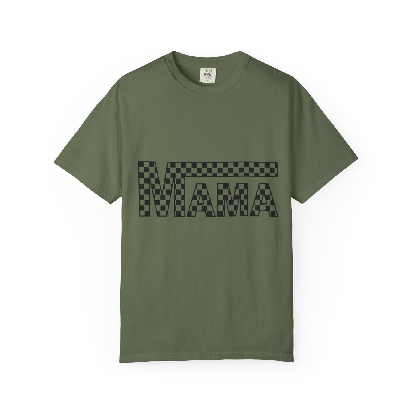 Mama Checkerboard T-Shirt for Moms, Gift for New Moms, Casual Tee, Mother’s Day Gift, Comfortable Everyday Wear