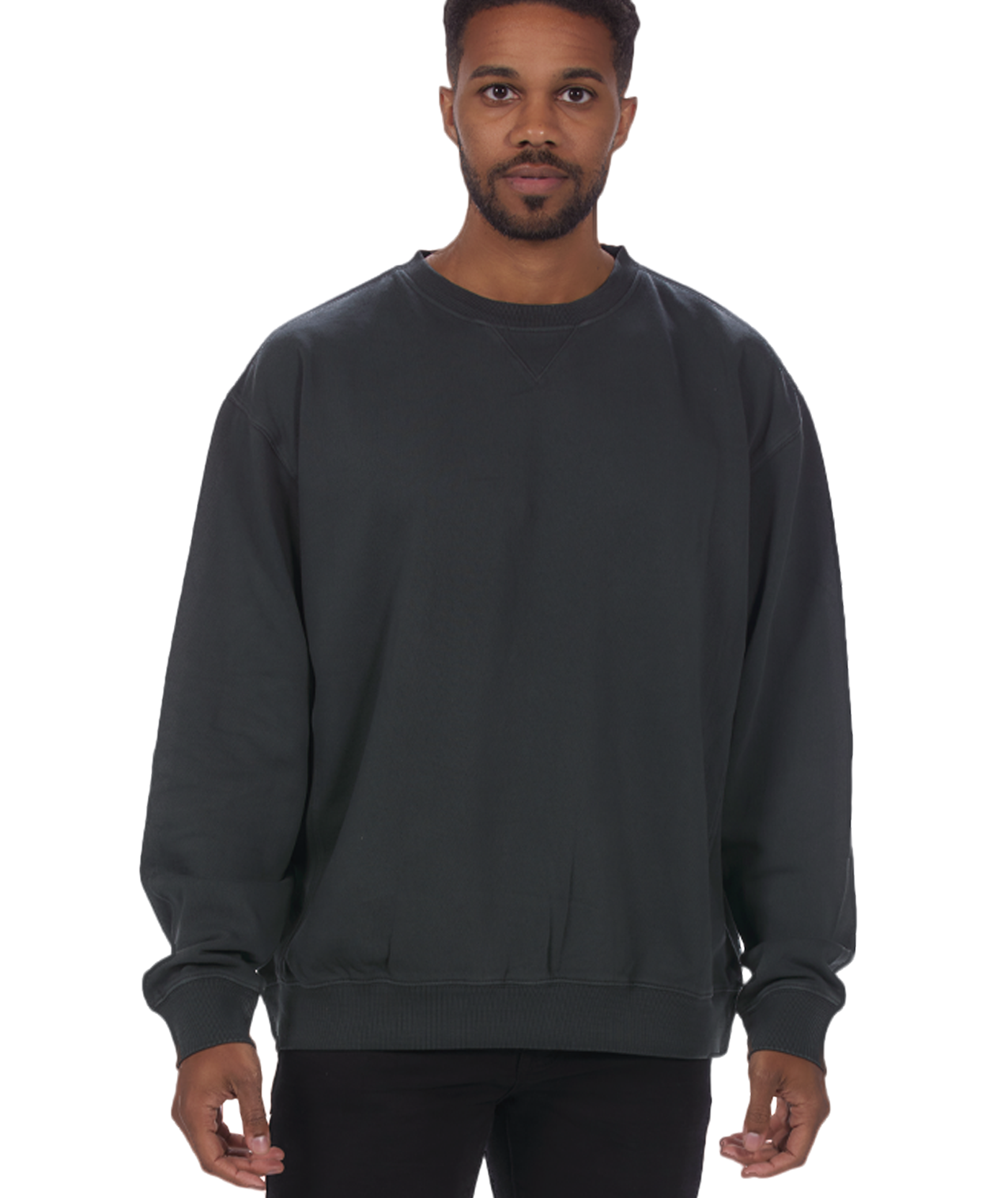 Unisex Garment Dyed Fleece Crew