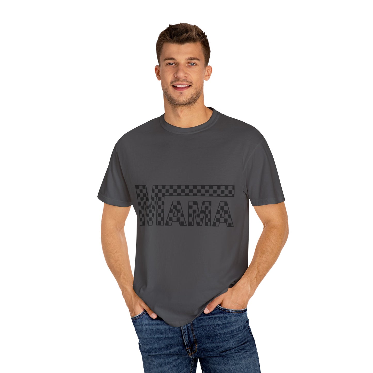 Mama Checkerboard T-Shirt for Moms, Gift for New Moms, Casual Tee, Mother’s Day Gift, Comfortable Everyday Wear