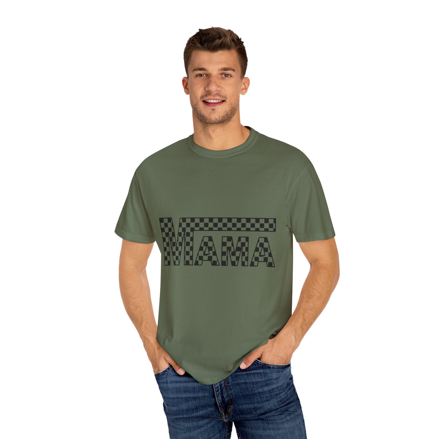 Mama Checkerboard T-Shirt for Moms, Gift for New Moms, Casual Tee, Mother’s Day Gift, Comfortable Everyday Wear