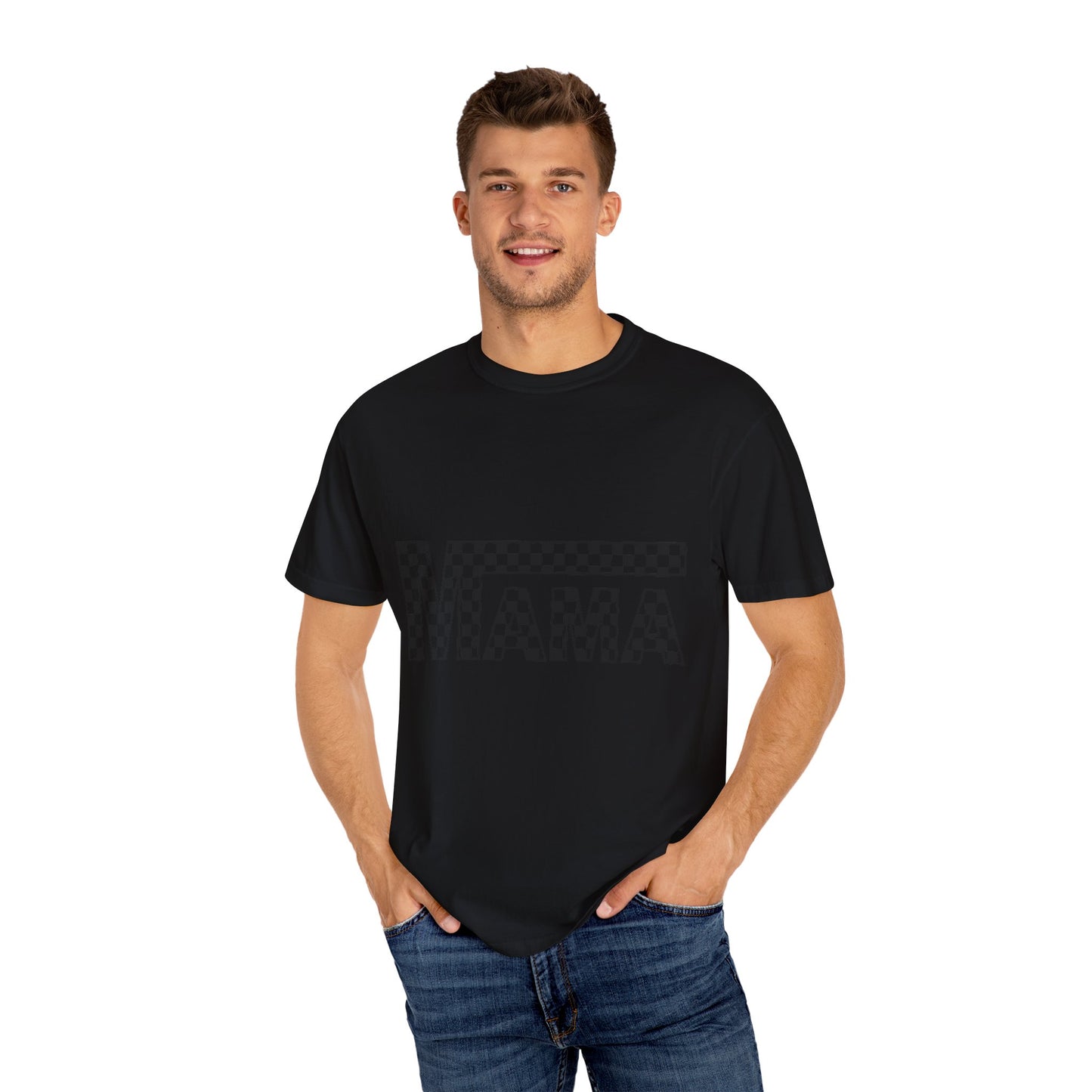 Mama Checkerboard T-Shirt for Moms, Gift for New Moms, Casual Tee, Mother’s Day Gift, Comfortable Everyday Wear