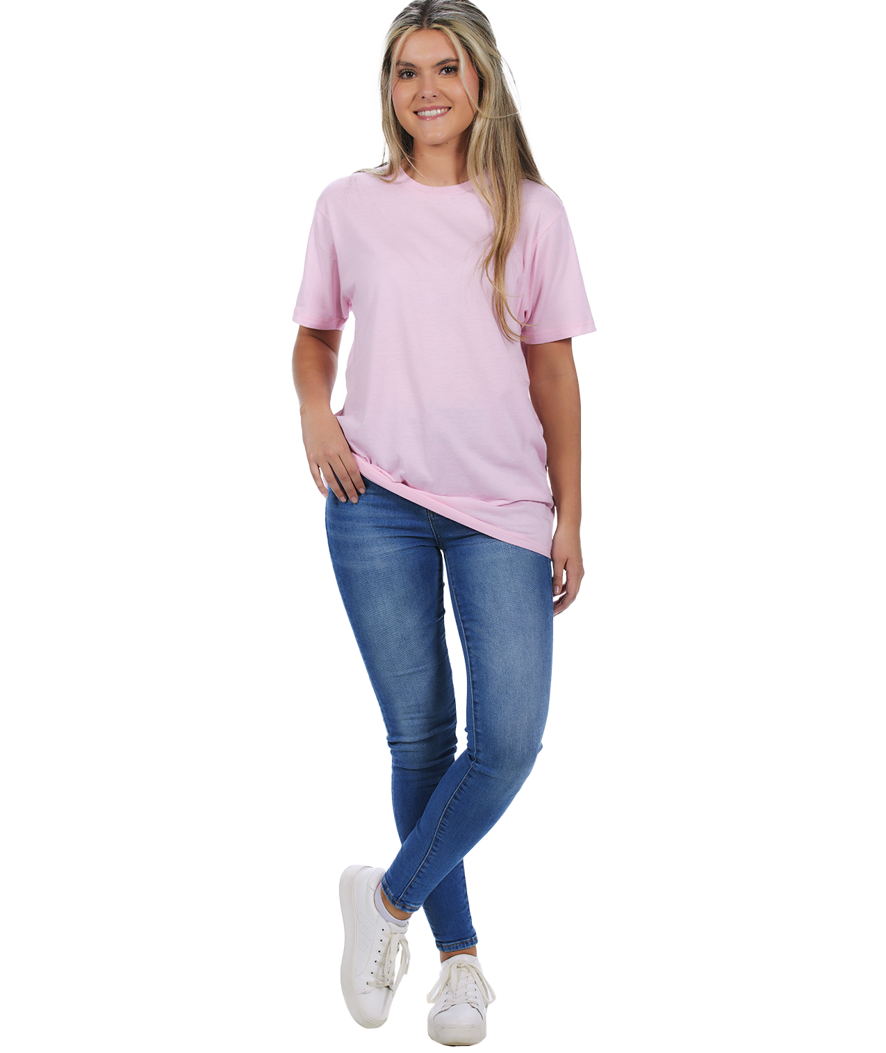Unisex Fit Tubular Crew Neck Tee