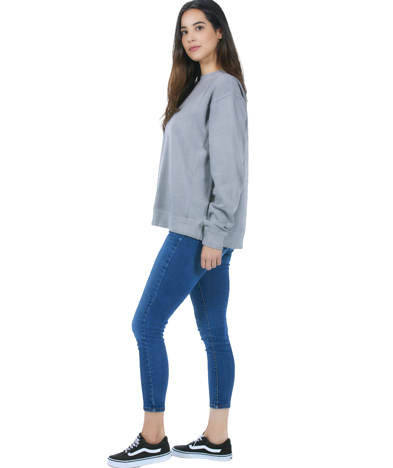 Unisex Garment Dyed Fleece Crew