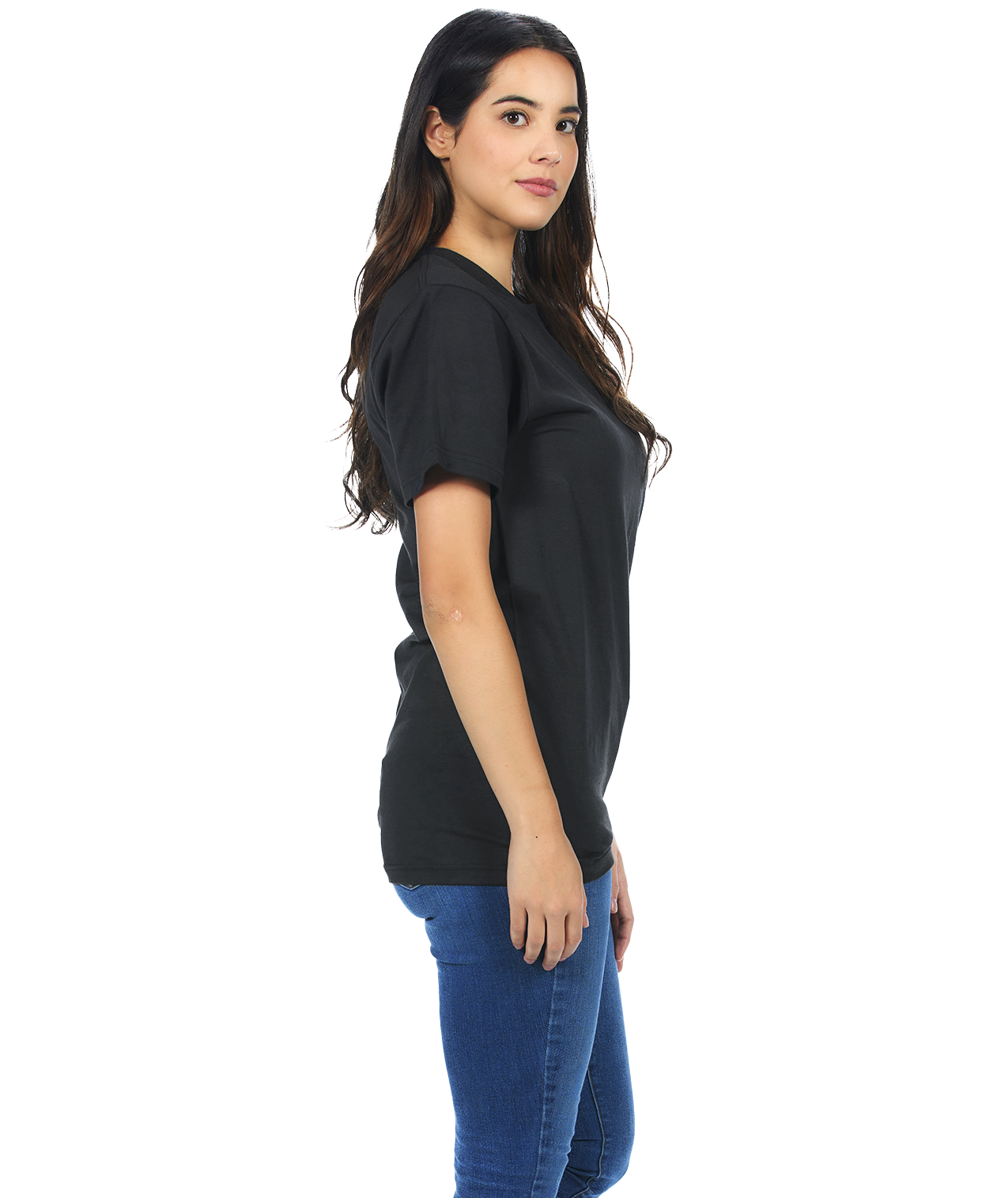 Unisex Fit Tubular Crew Neck Tee