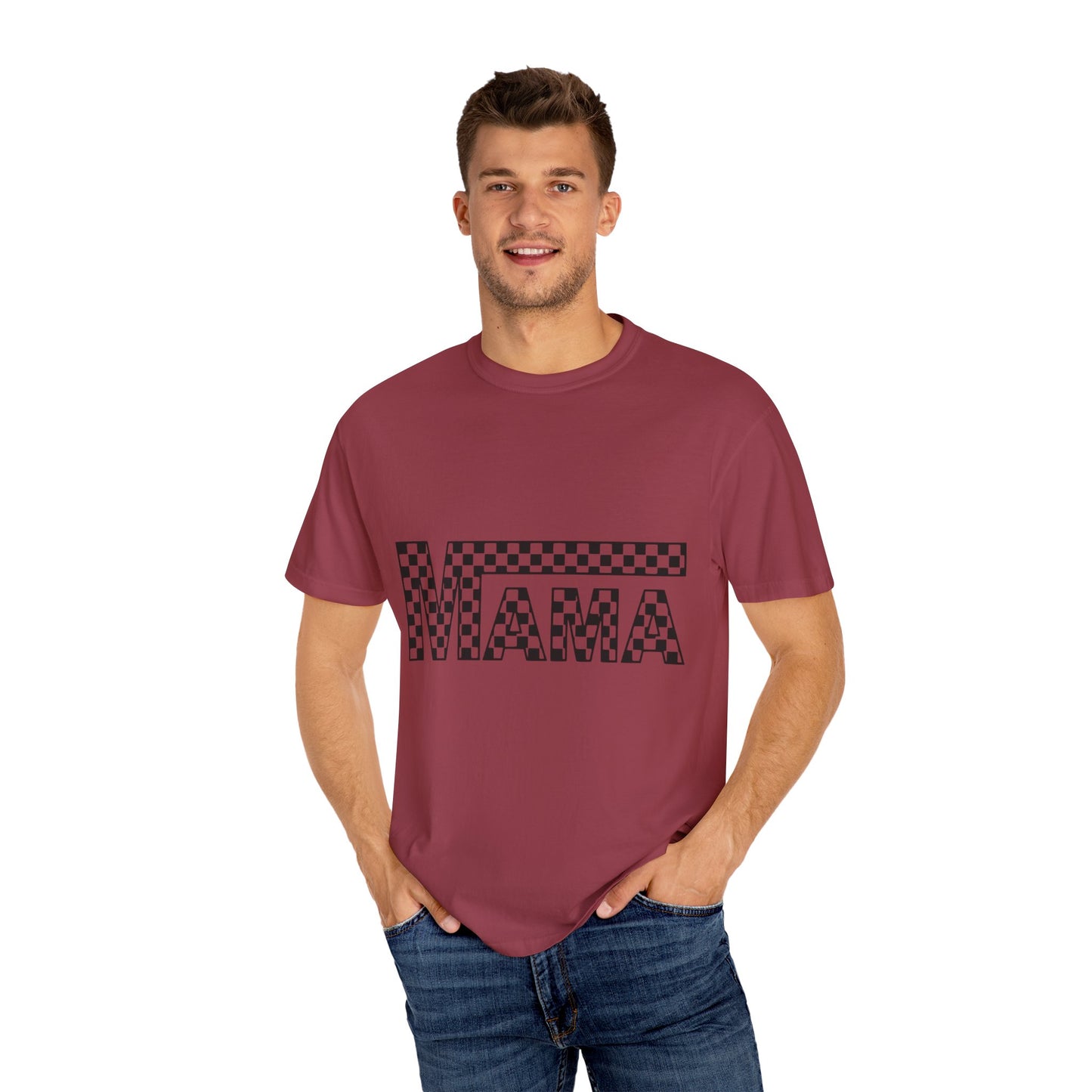 Mama Checkerboard T-Shirt for Moms, Gift for New Moms, Casual Tee, Mother’s Day Gift, Comfortable Everyday Wear