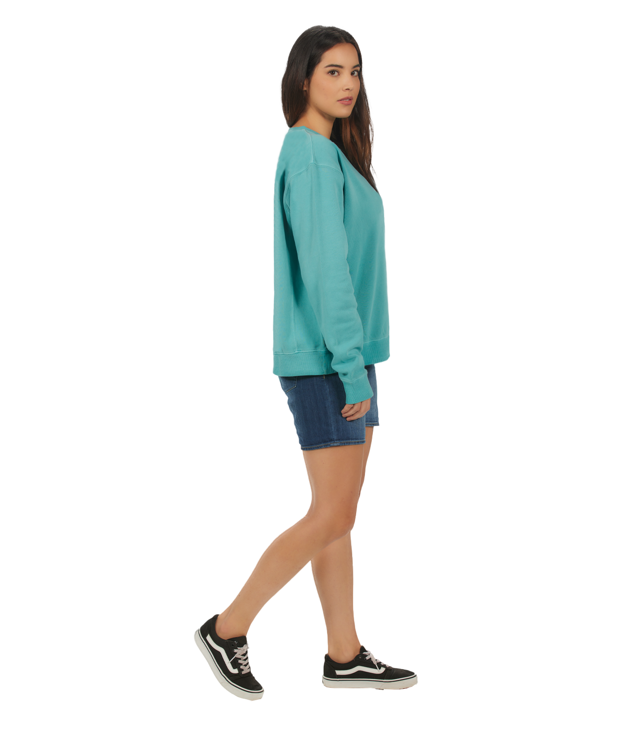 Unisex Garment Dyed Fleece Crew