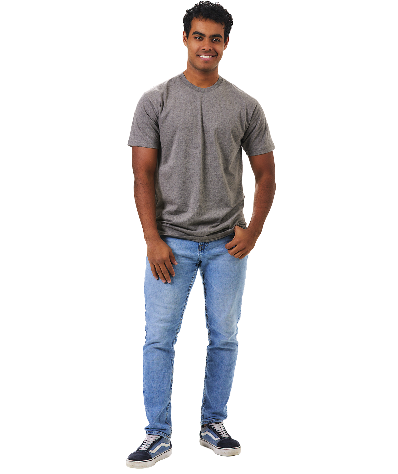 Unisex Fit Tubular Crew Neck Tee