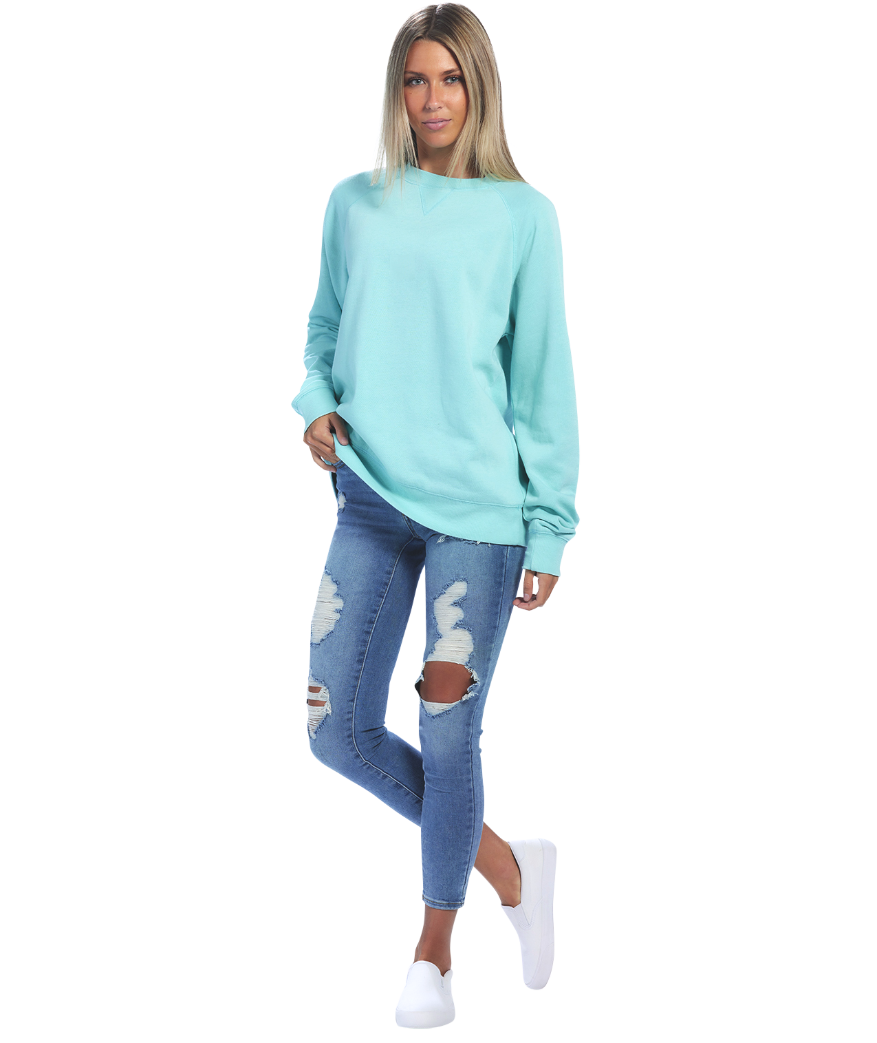 Adult Vintage Fleece Crew