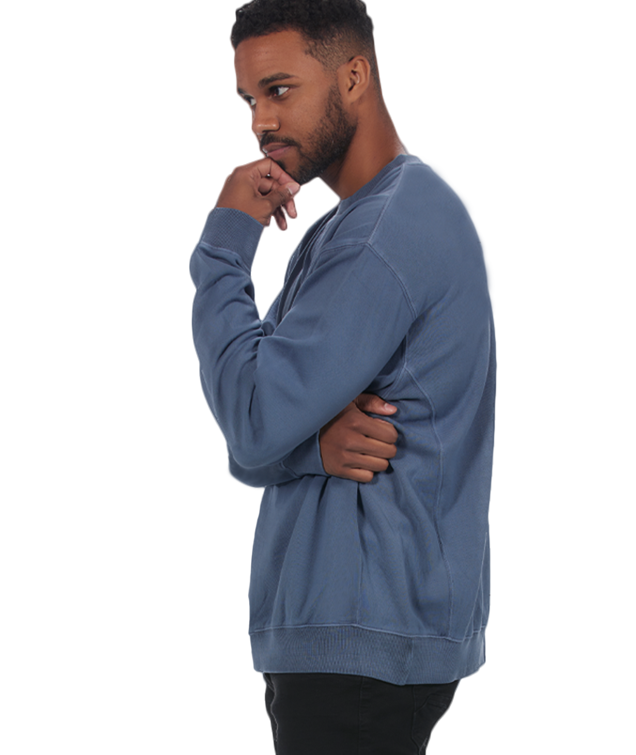 Unisex Garment Dyed Fleece Crew