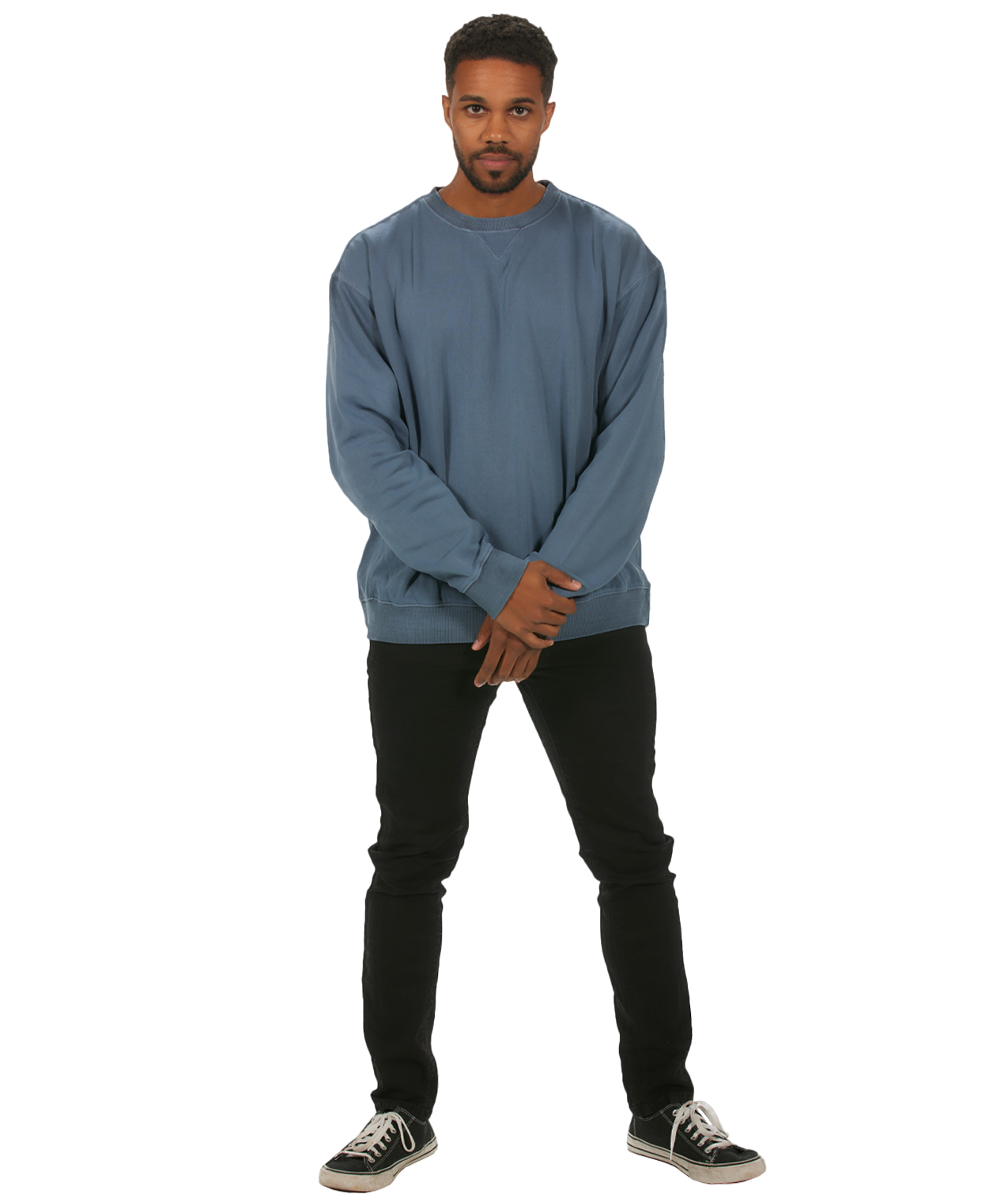 Unisex Garment Dyed Fleece Crew