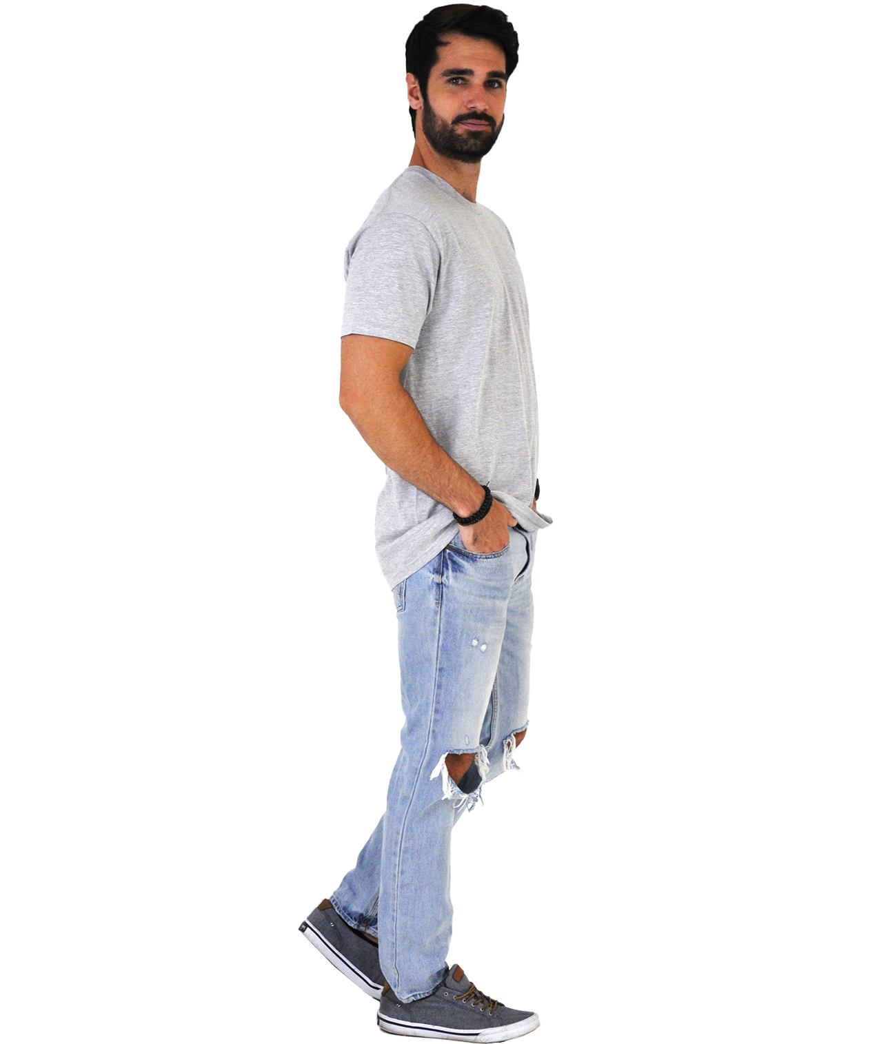 Unisex Fit Tubular Crew Neck Tee
